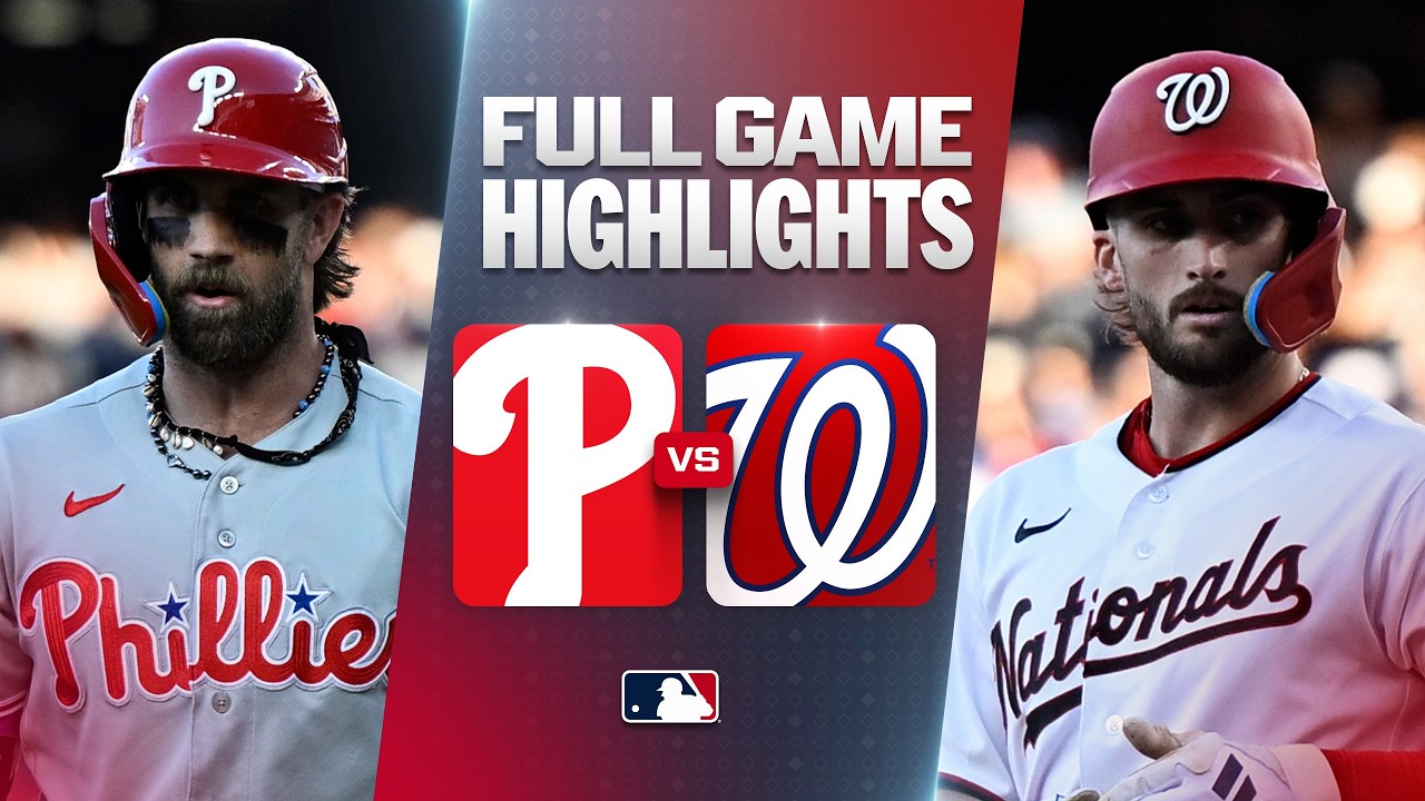 6월24일 필라델피아 워싱턴 MLB 하이라이트