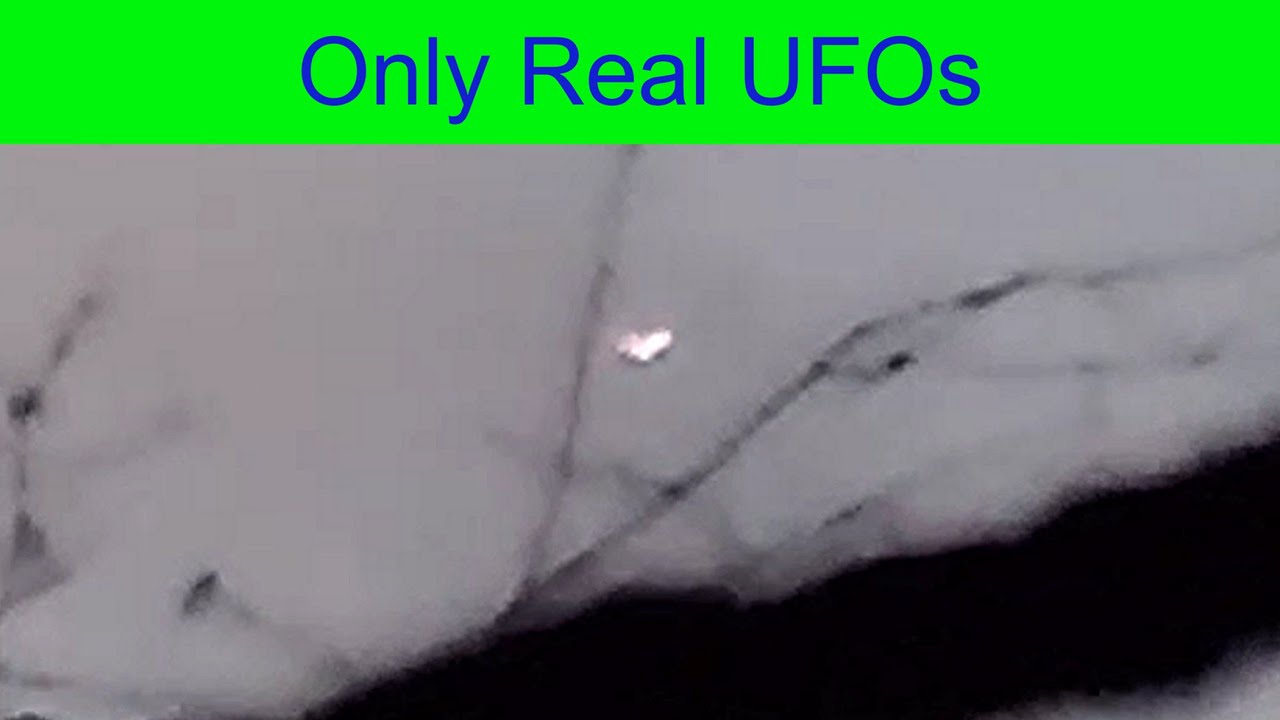 UFO over Pocono Mountains, Pennsylvania.