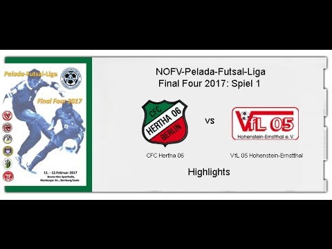 Final Four 2017: Spiel 1 gegen VfL 05 Hohenstein-Ernstthal