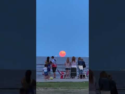 Red Moon - Punta Lara -  Ensenada Partido - Buenos Aires Province - Argentina - 2 February 2026