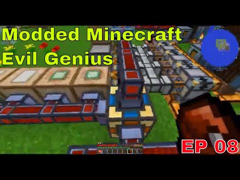 Modded minecraft "Evil genius" EP08 : Bees? Gendustry!!
