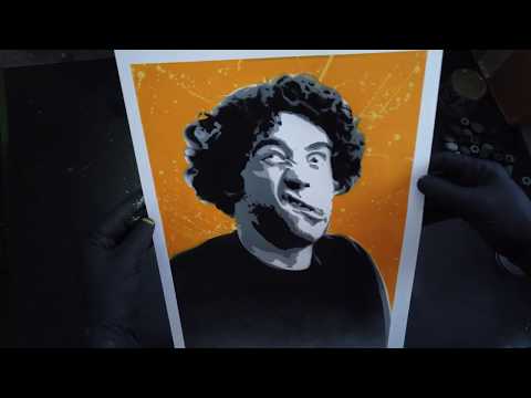 AJS NIGRUTIN ♦️ Stencil spraypaint by BLAZE