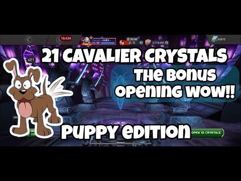 CAVALIER OFFER OPENING. I OPEN 21 CRYSTALS WITH A NICE BONUS REALLY NICE!!