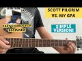 Scott Pilgrim Vs My GPA Mom Jeans Guitar Tutorial Easy Chords For Beginner VIRAL