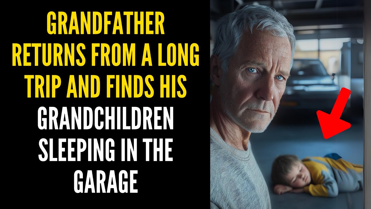 Grandfather Returns from a Long Trip and Finds His Grandchildren Sleeping in the Garage.