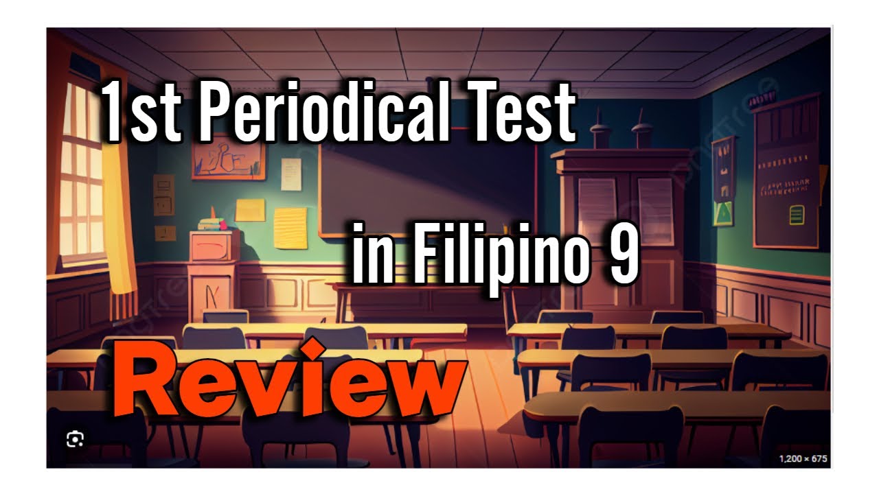 1st Periodical Test in Filipino 9 - Review