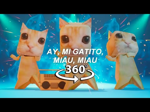 360° VR ay mi gatito miau miau - Lenar, Leonardo P | MONTAGEM MIAU (Slowed) (Letra)