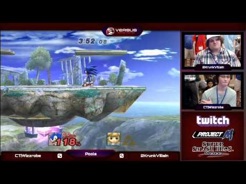Tipped Off 10 9/20/14 - Pools- CT|Wizzrobe (Sonic) vs 2KrunkVillain (Toon Link/Luigi) - ProjectM