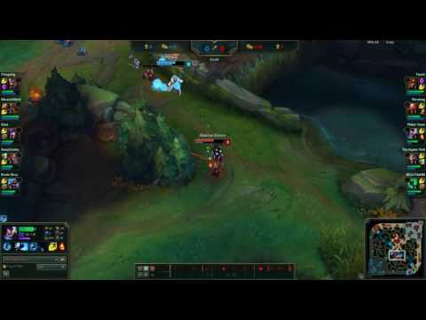 Yasuo jukes a level 3 gank by Xin vs Syndra Patch