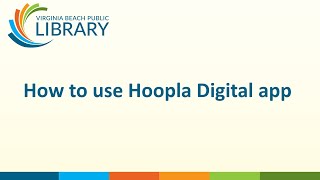Using the Hoopla App