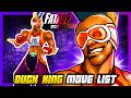 DUCK KING MOVE LIST Fatal Fury Wild Ambition Playstation 1