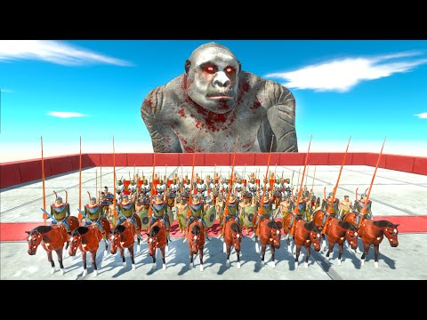 TITAN GORO THE GIANT vs ANCIENT ARMY in Animal Revolt Battle Simulator ARBS