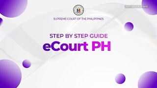Instructional video on how to use eCourt PH