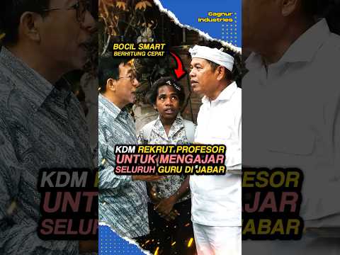 LUAR BIASA❗ BOCAH JENIUS INI BIKIN DEDI MULYADI REKRUT PRFESOR UNTUK LATIH SELURUH GURU JABAR #kdm