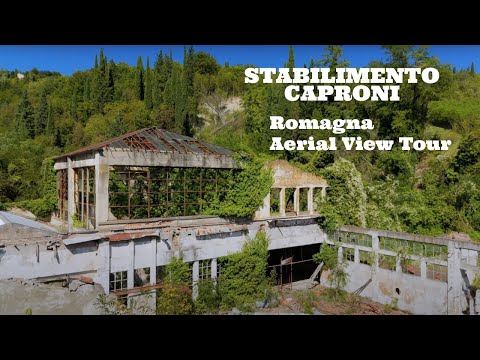 Aeronautica Caproni, Predappio in 4K | Emilia Romagna Aerial View Tour Drone