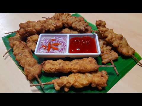 Fried Chicken intestine Recipe | SIMPLE Chicken Fried Isaw Recipe | Negosyo Recipe