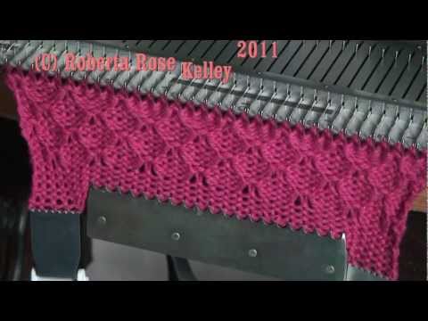 Patterning on the Singer SK155 knitting machine