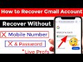 How To Recover Gmail Account How To Change Gmail Password Gogle Account Recovery Email Id
