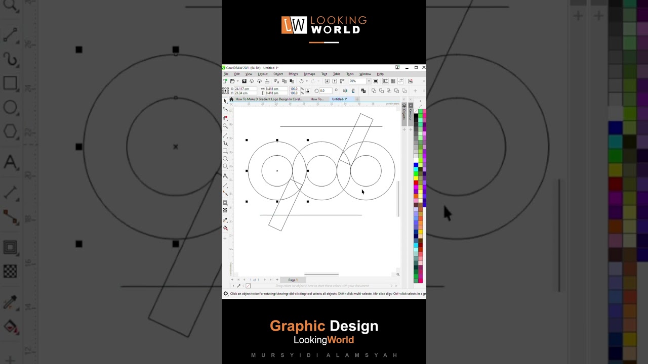 Monogram 906 Logo Design In CorelDRAW #coreldrawlogodesign #logodesign