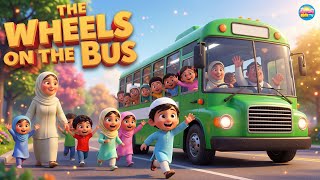 Download lagu Islamic Wheels on the Bus Song for Kids | Allahu Akbar, Bismillah Nasheed | #islamiccartoon #kids mp3