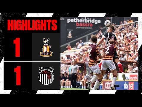 HIGHLIGHTS | Bradford City 1-1 Grimsby Town | Sky Bet League Two | Saturday 9th September 2023