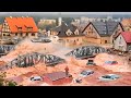 Mass Evacuation In France And Italy Flash Floods And Mudslides Sweep Away Homes In Alpine Towns