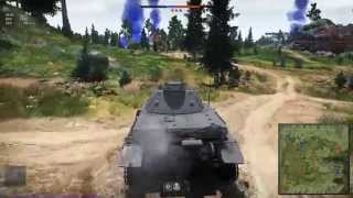 A small hill killed my tank with fire.