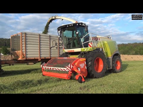 Claas Jaguar 960 mit Kemper C3003 Pickup - 1. Schnitt 2020 - LU Bücherl