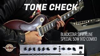 Video thumbnail for TONE CHECK: Blackstar Silverline Special 50W 1X12 Combo Amp | No Talking by Cream City Music