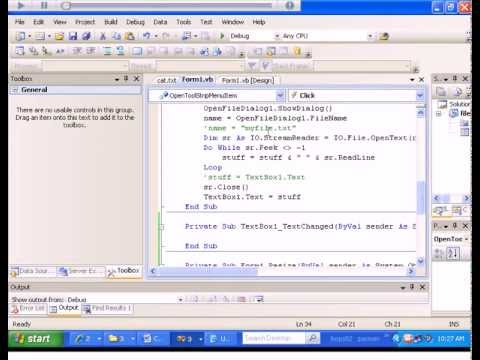 Visual Basic Tutorial Files Part 35