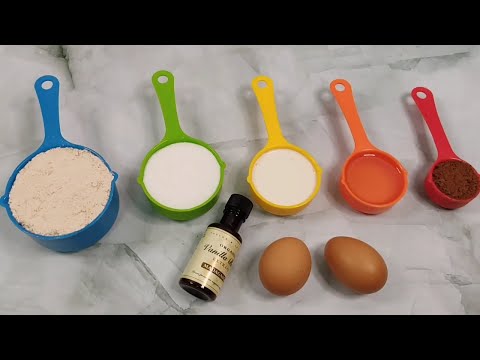 Gluten free chocolate cupcakes | Soft & spongy | Made with healthy sorghum flour | Cup measurement