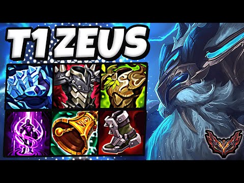 T1 Zeus Ornn vs Fiora [ TOP ] Patch 12.20 Ranked Grandmaster NA ✅
