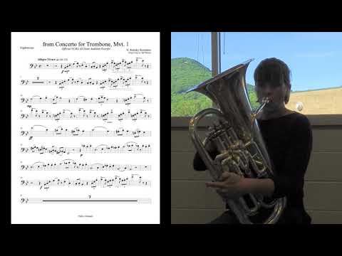 All State Band Senior High (11-12) Euphonium BC Solo “Concerto for Trombone, Mvt. 1” Rimsky-Korsakov