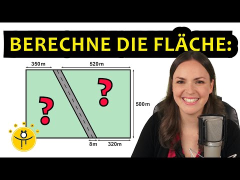 TRAPEZ Flächeninhalt berechnen – Geometrie Anwendungsaufgaben
