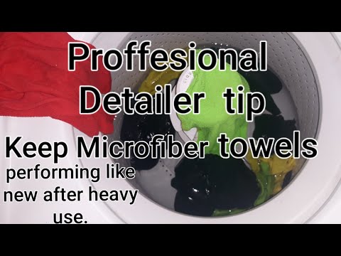 Proffessional Detailer"s  Tip: How to properly use and wash microfiber towels.