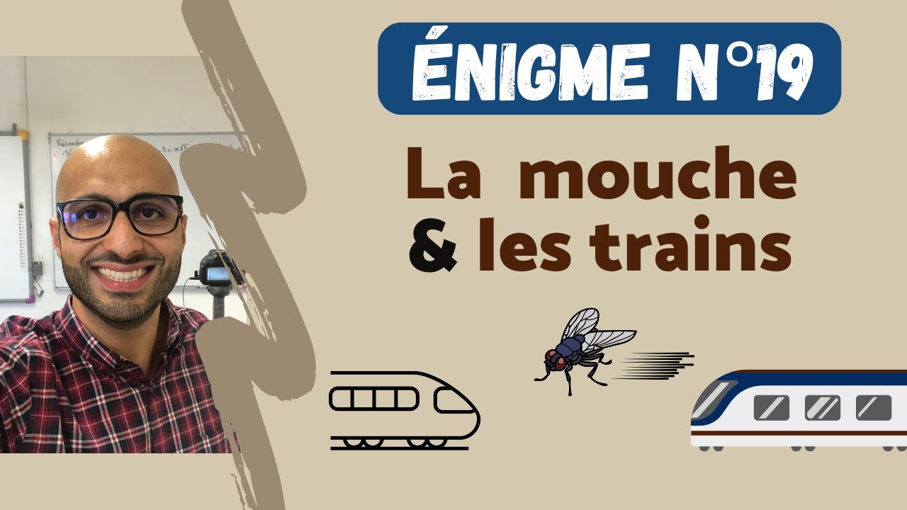 Énigme n°19 : LA MOUCHE ET LES TRAINS