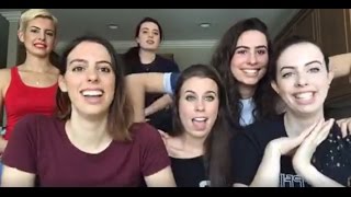 Cimorelli Singing Cover Requests On A Facebook Livestream With Radio One Lebanon (4/05/17)