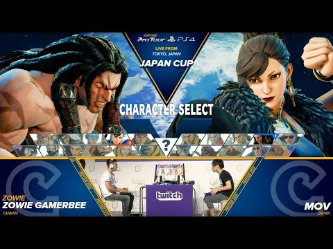 SFV: Zowie Gamerbee vs MOV - Japan Cup 2016 Top 8 Winners - CPT 2016