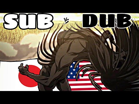 YMIR TITAN ROAR SUB vs DUB | Attack on Titan Season 4