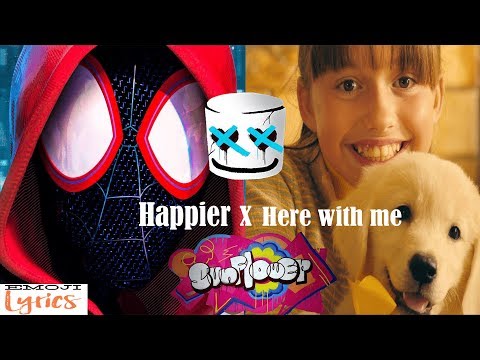 HERE WITH ME x HAPPIER x SUNFLOWER [Mashup video] | Marshmello, Post Malone, CHVRCHES, Bastille