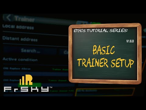 Basic trainer Setup - FrSky ETHOS Tutorial Series