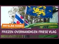 REPO: Friezen overhandigen Friese vlag aan Noord-Hollandse boeren op Afsluitdijk