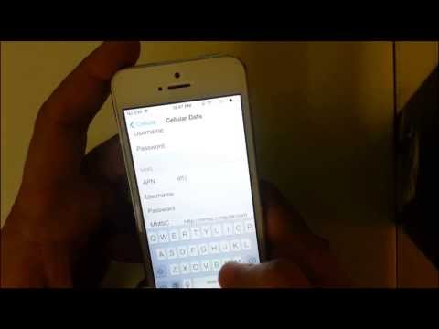 comment regler internet sur iphone