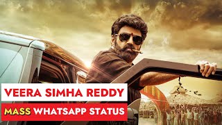 Veera Simha Reddy Mass WhatsApp Status