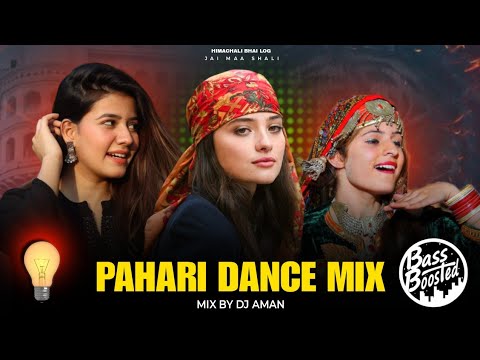 PAHARI DANCE MIX - NONSTOP ???? DJ AMAN | PAHARI NATI | NEW PAHARI SONG 2024 #himachalibhailog