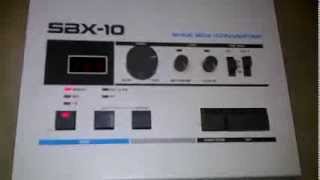 Video thumbnail for Roland SBX 10 SYNC BOX by midi789tb