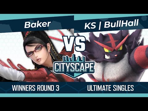 Cityscape 110: Baker (Bayonetta) vs BullHall (Incineroar) Winners Round 3
