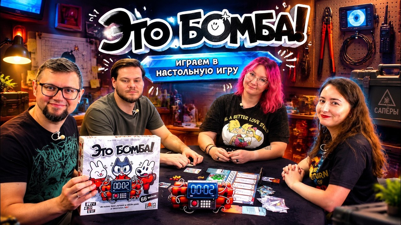ЭТО БОМБА! 💣 играем в настольную игру