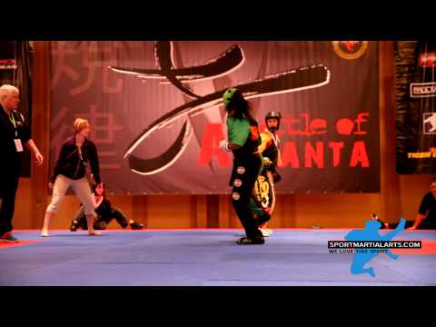 Melanie Ortiz vs Gina Thornton - Womens Sparring - Battle of Atlanta 2014
