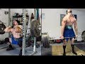 Vlog #51: Front Squat 345lbs x 3 | Deadlift 475lbs x 5 | Power Clean Triples